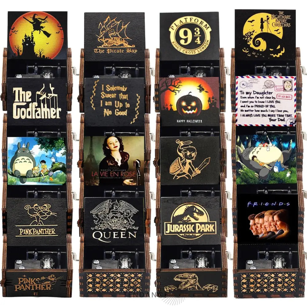 Boîtes à Musique En Bois Naturel | Cinéma Mangas Jeux Vidéos