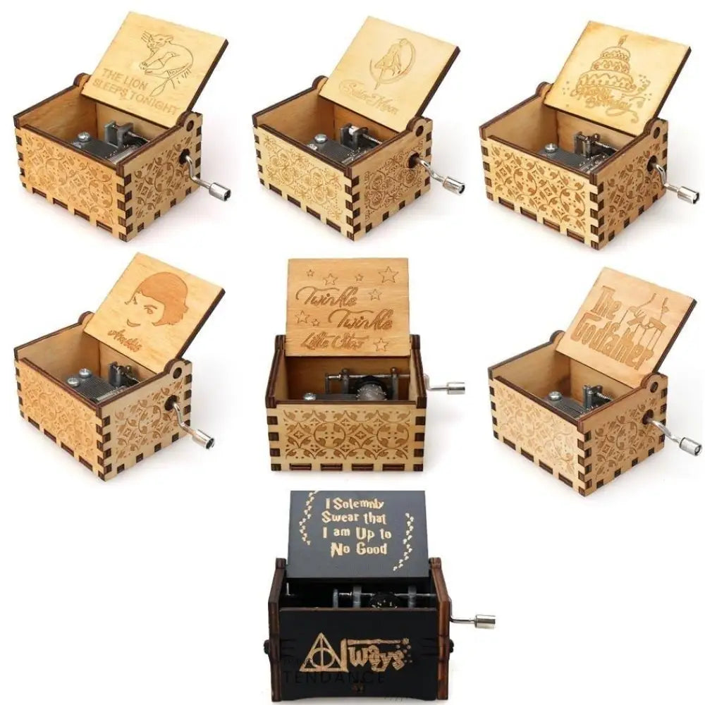 Coffre à Musique En Bois Naturel | France-Tendance