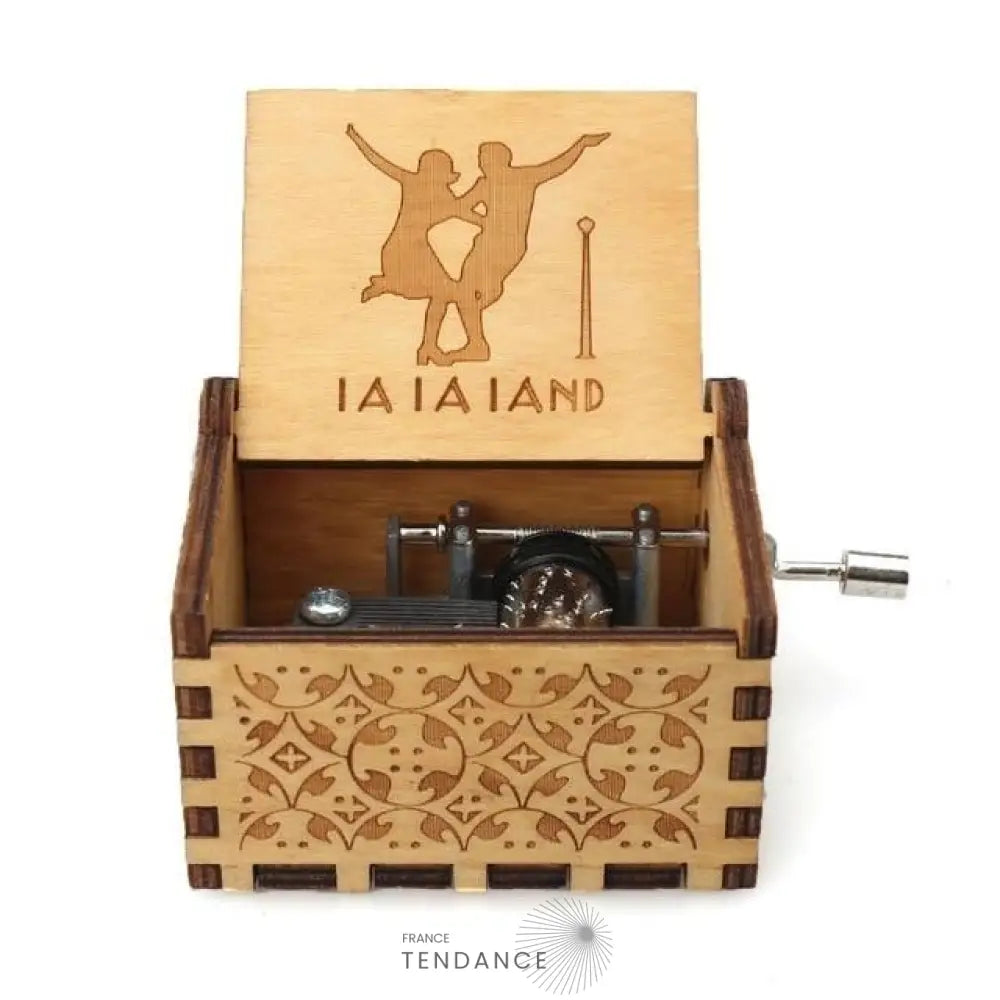 Coffre à Musique En Bois Naturel | France-Tendance