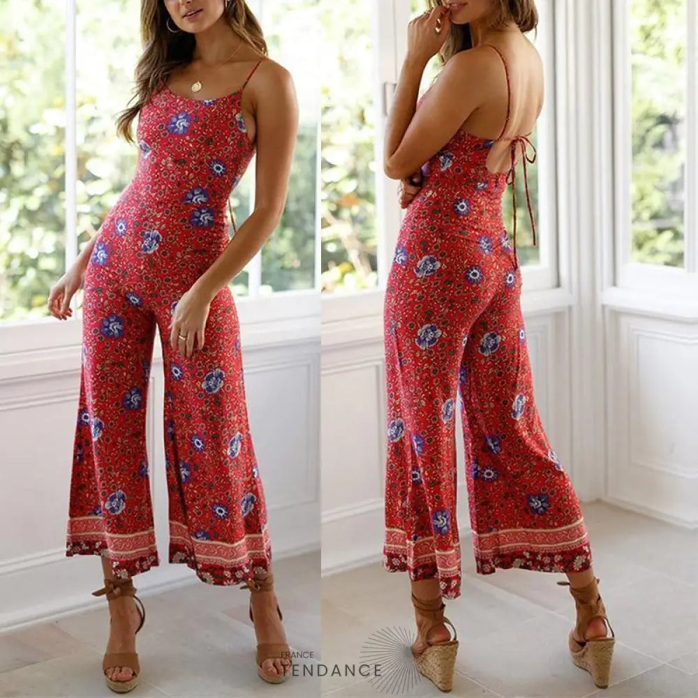 Combinaison Bohème Fleurie | France-Tendance