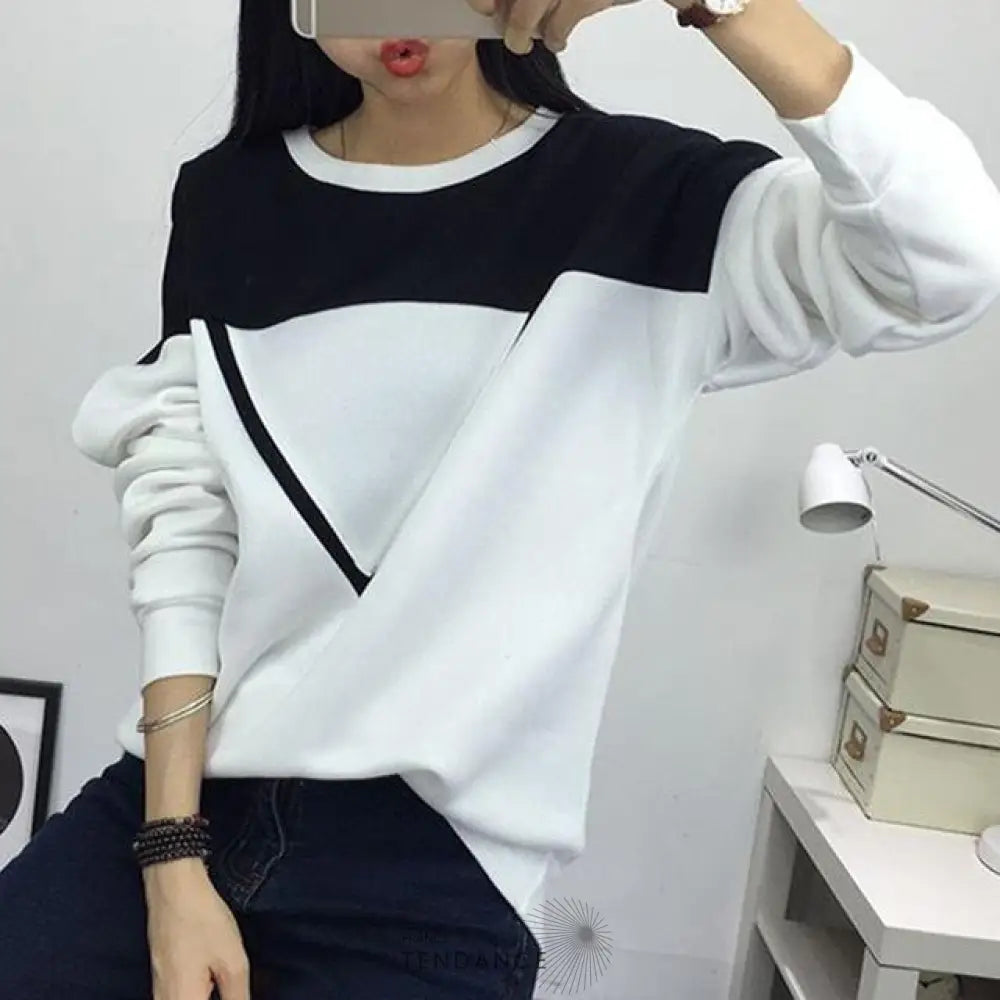 Gros Pull Black’n White | France-Tendance