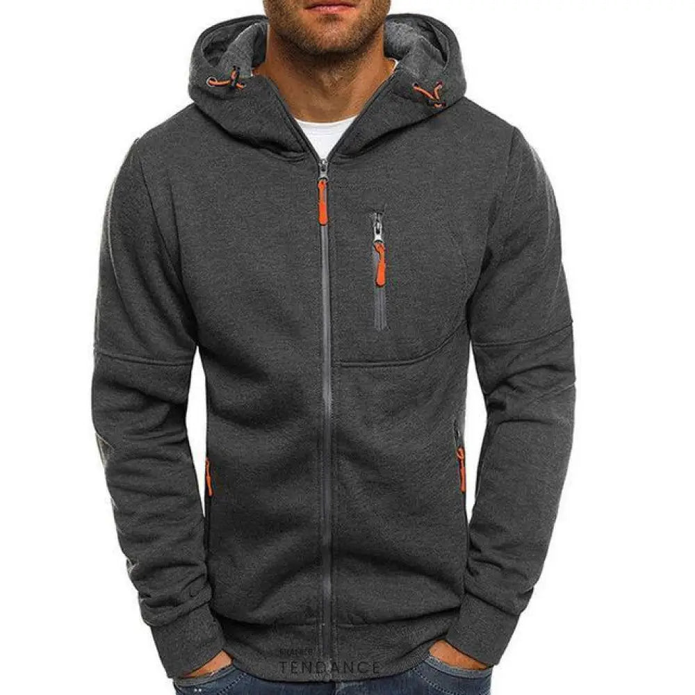 Pull à Capuche Zippé Tendance | France-Tendance