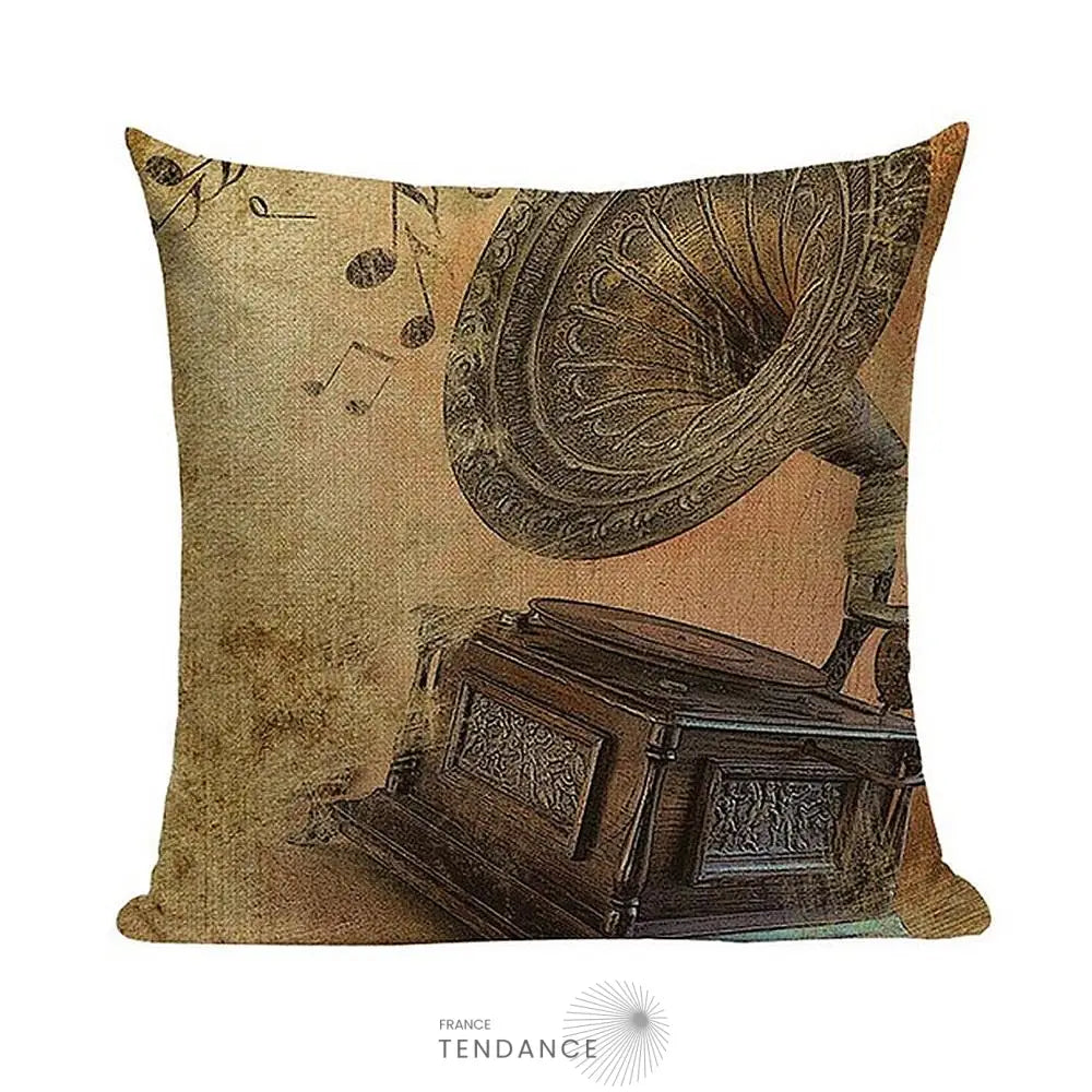 Taie De Coussin Décorative 45x45 - Série Musique |