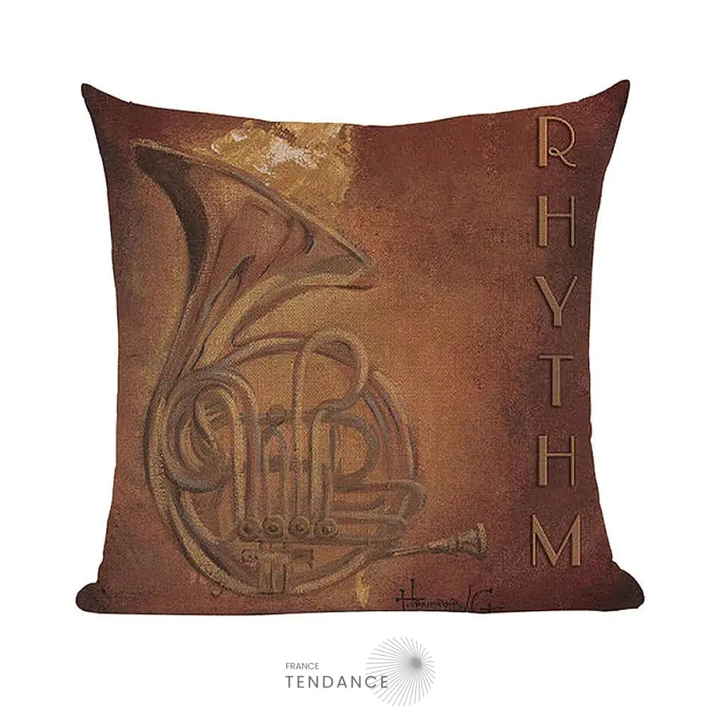 Taie De Coussin Décorative 45x45 - Série Musique |