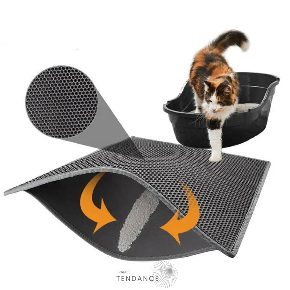 Tapis De Litière Pour Chat à Double Fond | France-Tendance