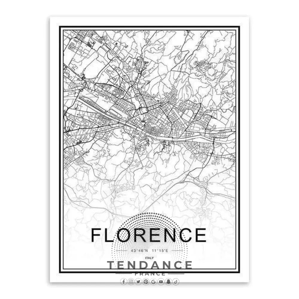 Affiche Holographique Des Capitales | France-Tendance
