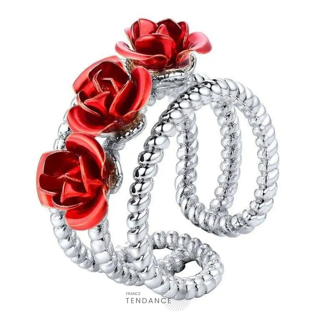 Bague Sertie De Roses éternelles | France-Tendance