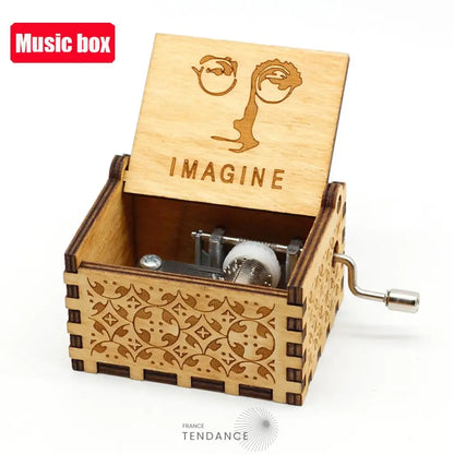 Boîtes à Musique En Bois Naturel | Cinéma Mangas Jeux Vidéos