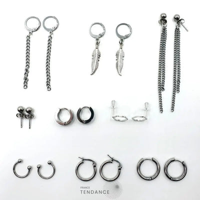 Boucles D’oreille Style K-pop En Acier Inoxydable |