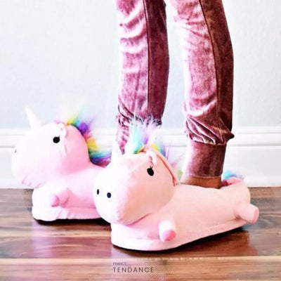Chaussons Licornes Arc-en-ciel | France-Tendance