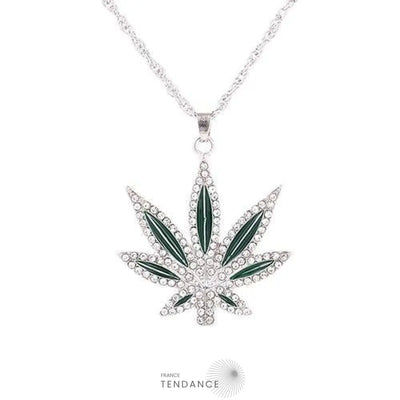Collier Diamond Weed | France-Tendance