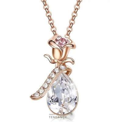 Collier Avec Rose éternelle | France-Tendance