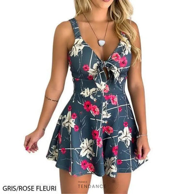 Combishort Imprimé à Lacets | France-Tendance