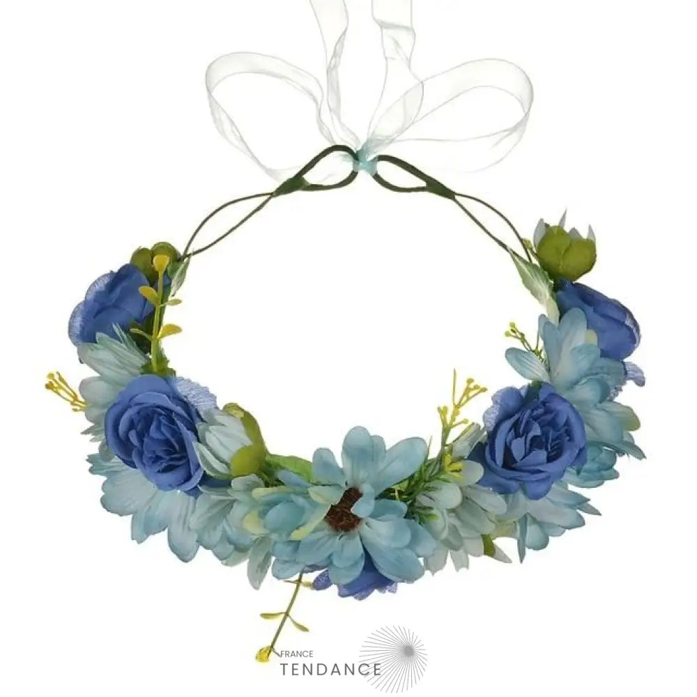 Couronne De Fleurs Sur La Tête | France-Tendance