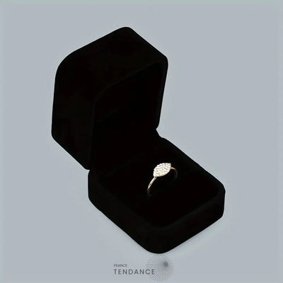 🎁 Ecrin Premium Velours Noir Offert Bague Femme