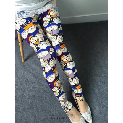 Legging Imprimé Dessins Animés | France-Tendance