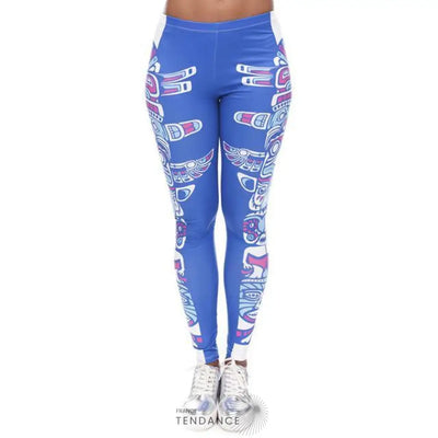 Legging Taille Haute à Motifs | France-Tendance