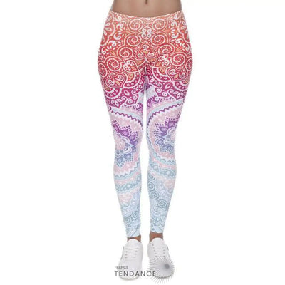 Legging Taille Haute à Motifs | France-Tendance