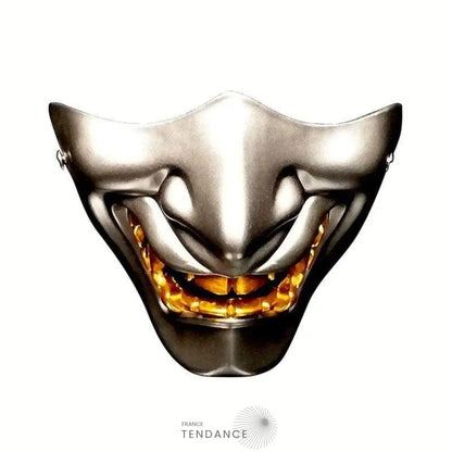 Masque Oni Argent | France-Tendance