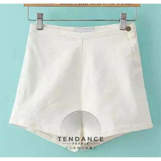 Mini Short Taille Haute Casual | France-Tendance