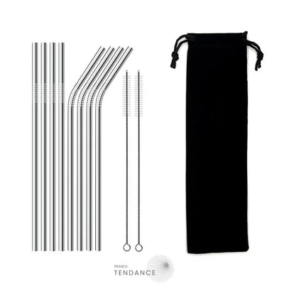 Pailles En Acier Inoxydable | France-Tendance