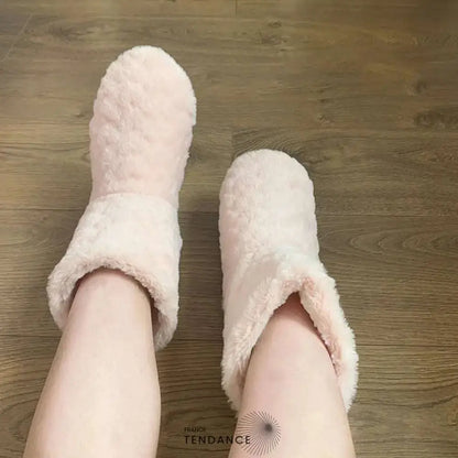 Pantoufles Montantes Fourées Ultra-Cocooning