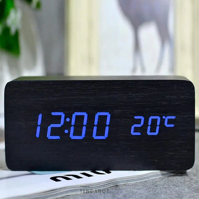 Réveil En Bois à Led | France-Tendance