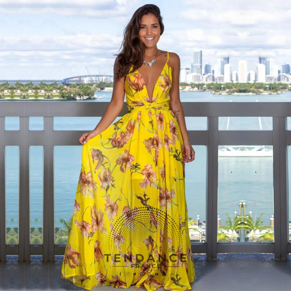 Robe Longue Florale | France-Tendance