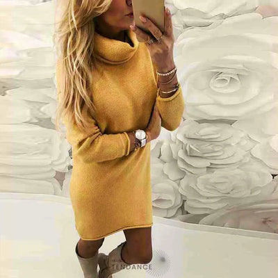 Robe Pull à Longues Manches | France-Tendance