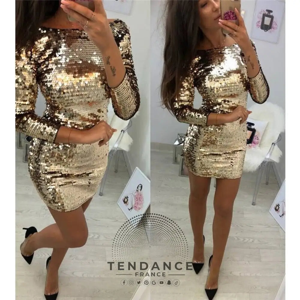 Robe à Sequins | France-Tendance