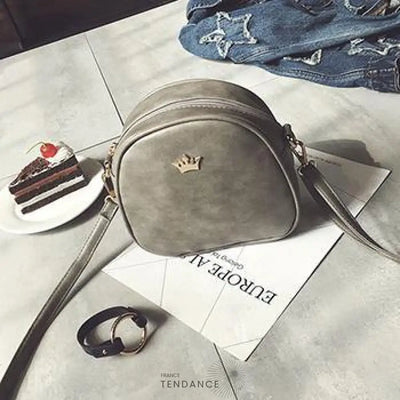 Sac à Main Bandoulière Avec Couronne | France-Tendance