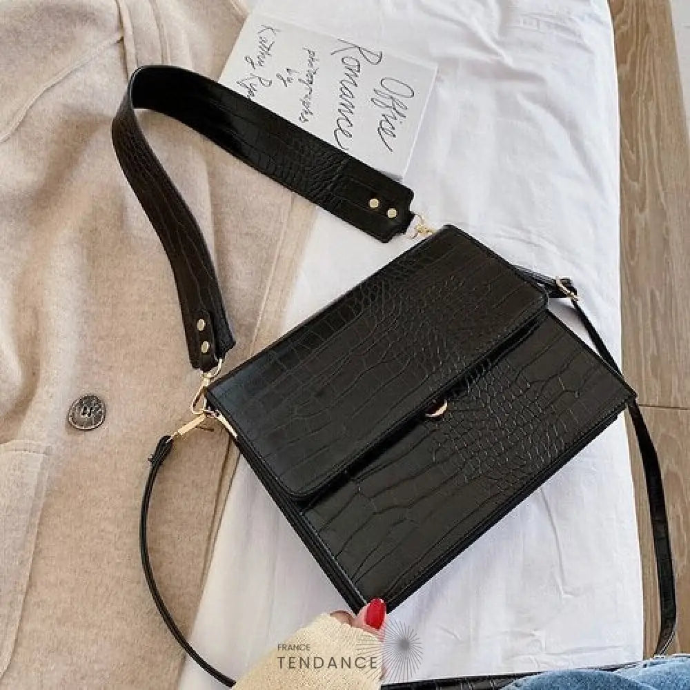Sac Vintage Croco | France-Tendance