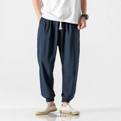 Sarouel Décontracté En Lin | France-Tendance