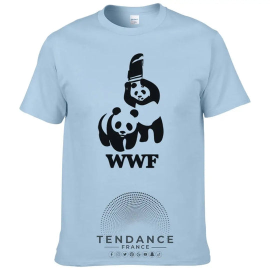 T-shirt Panda | Parodie Wwf | France-Tendance