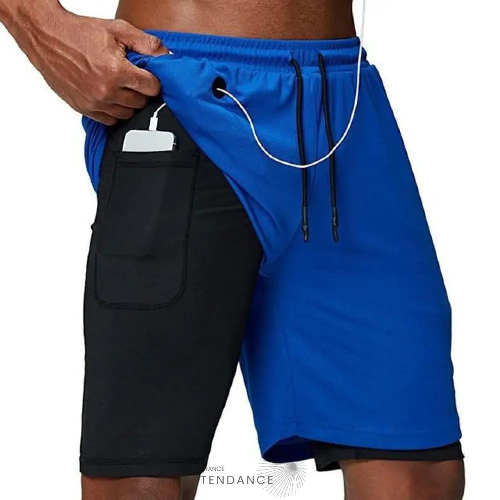 Short De Sport 2 En 1 | France-Tendance