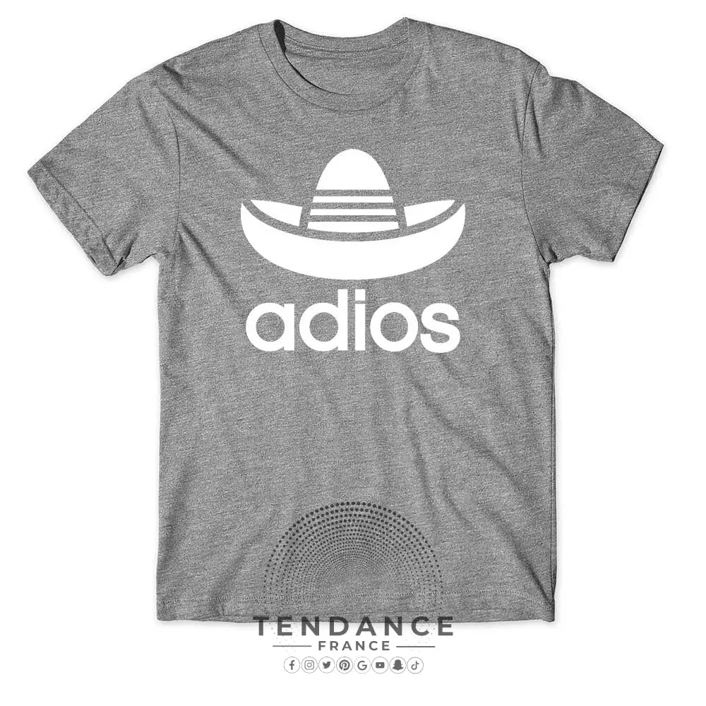 T-shirt Adios | Parodie Adidas | France-Tendance