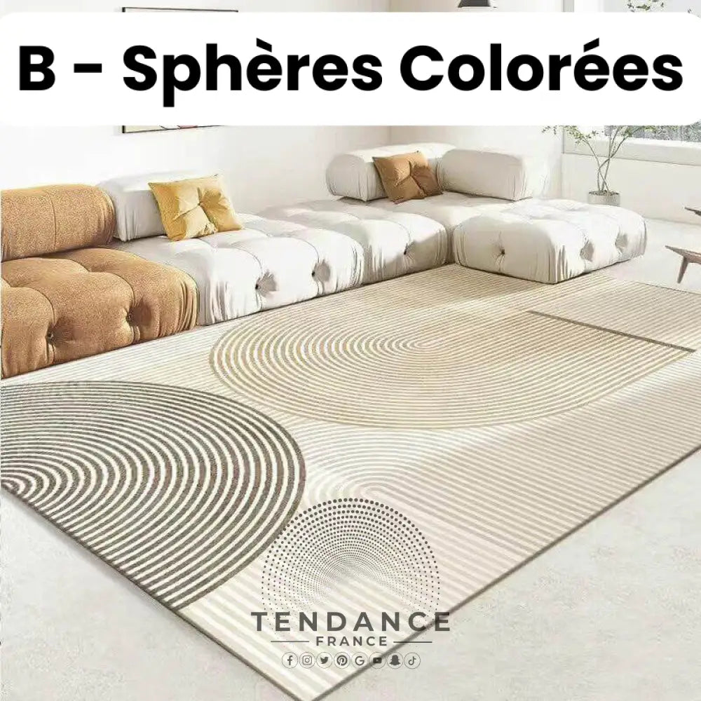 Tapis Magique Intachable | Incroyable Mais Vrai! B - Sphères Colorées / Paillasson (0.4X0.6M) Salon