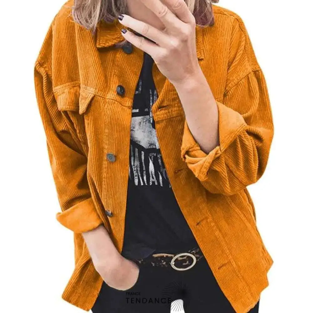 Veste En Velours Côtelé | France-Tendance