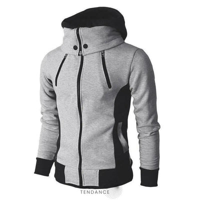 Veste Zippée à Col écharpe | France-Tendance